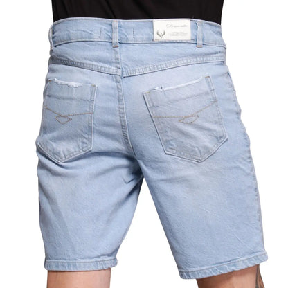 Kit 2 Bermudas Jeans Masculina Algodão -BrilhoSutil