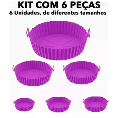 Kit com 6 Capas Protetoras de Silicone -BrilhoSutil