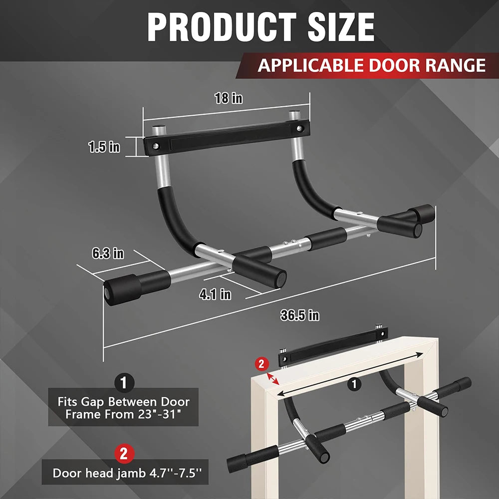 Barra de Pull-Up para Porta -BrilhoSutil