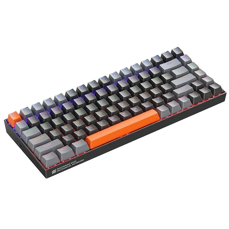 Machenike K500A-B84 Teclado Mecânico 75% -BrilhoSutil