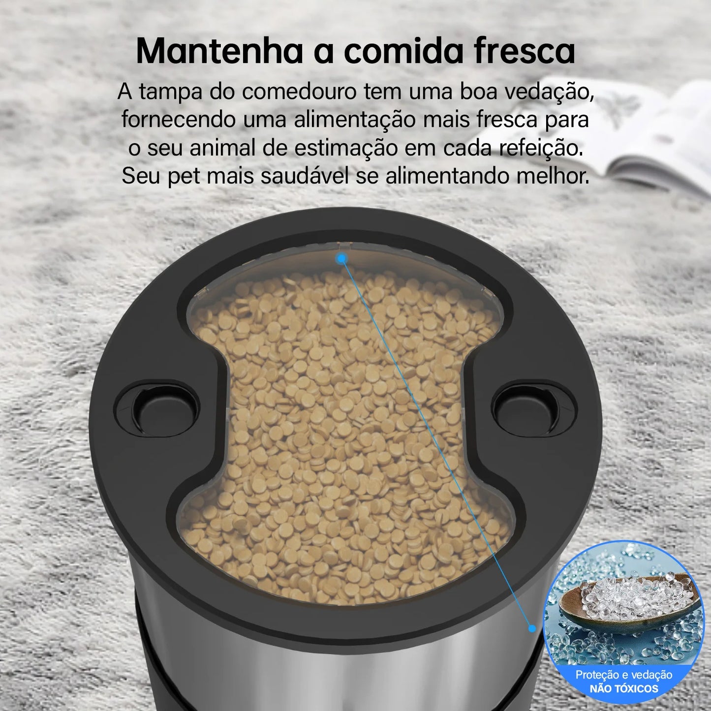 Dispensador Automático de Ração 5L -BrilhoSutil