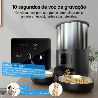 Dispensador Automático de Ração 5L -BrilhoSutil